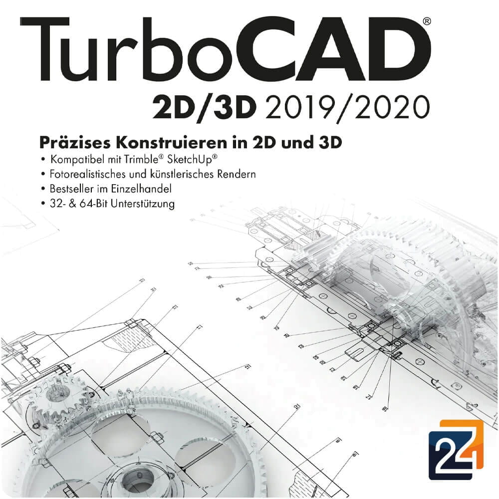 TurboCAD 2D/3D 2019/2020 TC-82555-LIC