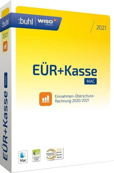 WISO EÜR + Kasse:MAC 2021, für die Geschäftsjahre 2020/2021, Download