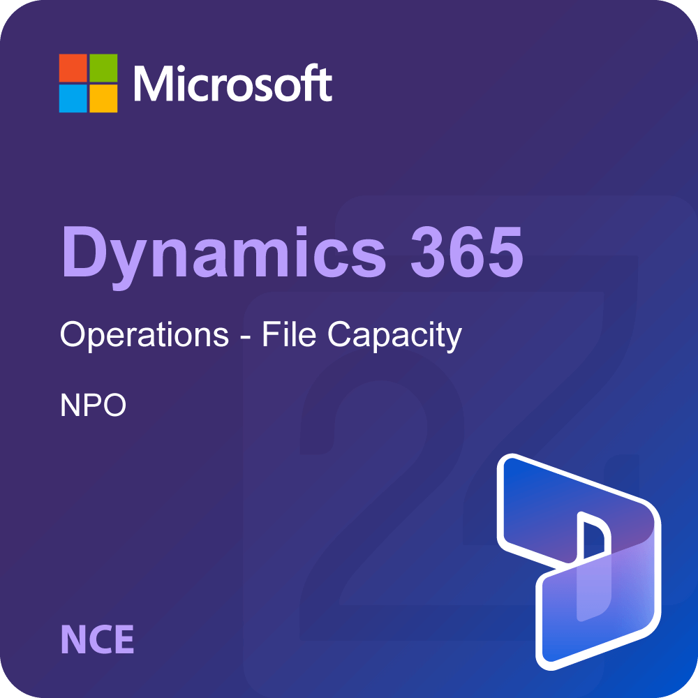 Microsoft Dynamics 365 Operations - File Capacity - NPO (NCE)