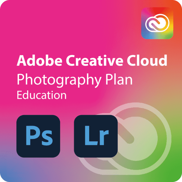 Adobe Creative Cloud Fotografie Plan, academisch