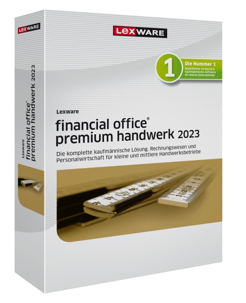 Lexware Financial Office Premium Handwerk 2023, 365 Tage Laufzeit, Download