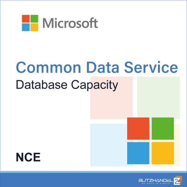 Common Data Service Database Capacity (NCE)