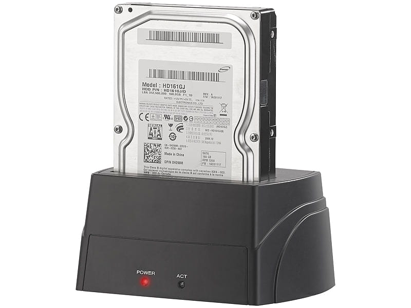 USB-3.0-Dockingstation für alle SATA-Festplatten mit 2,5 und 3,5
