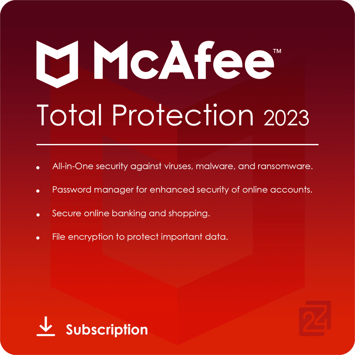 McAfee Total Protection 2024 Blitzhandel24