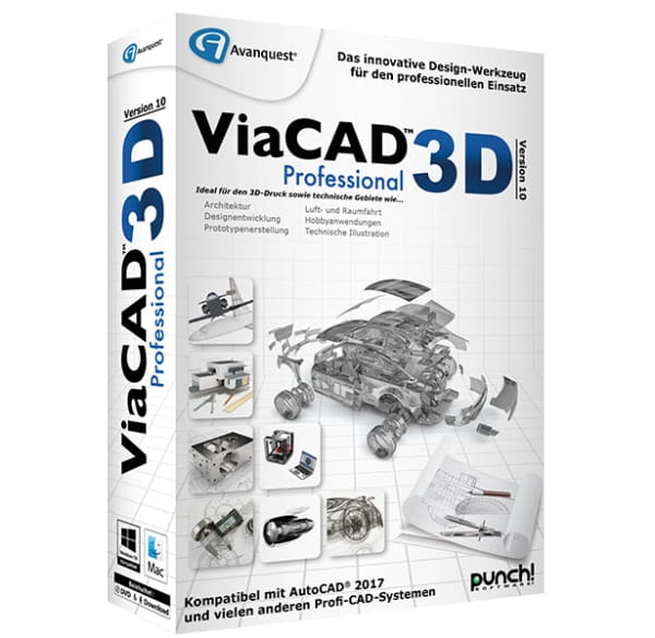 ViaCAD 3D Version 10 Professional [Win/MAC]