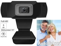 Web Camera Full-HD-USB-Webcam mit 5 MP