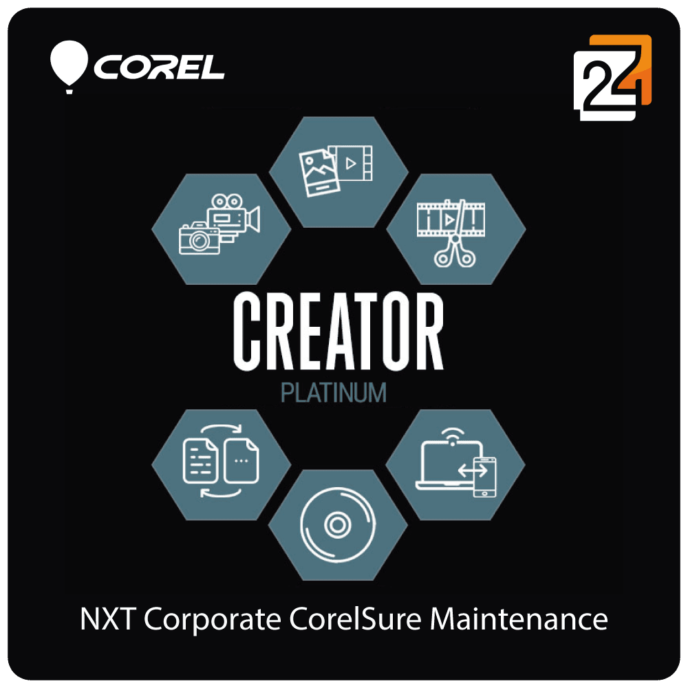 Corel Creator Platinum NXT Corporate CorelSure Maintenance 251 - 500 User LCRCRML1MNT3