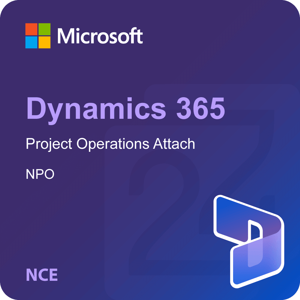 Microsoft Dynamics 365 Project Operations Attach - NPO (NCE)
