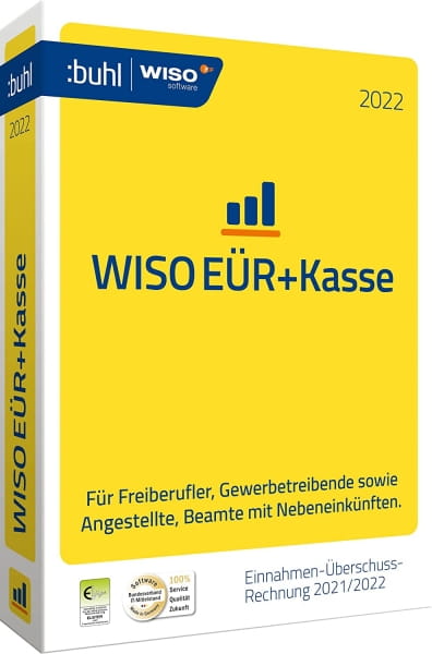 WISO EÜR & Kasse 2022, für die Geschäftsjahre 2021/2022