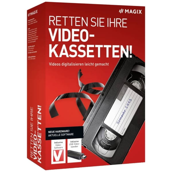 MAGIX Retten Sie Ihre Videokassetten! 2023 Videos digitalisieren leicht gemacht