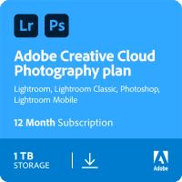 Adobe Creative Cloud Photography Plan 1 TB Adobe Creative Cloud Photography Plan 1 TB