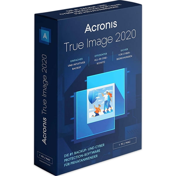 Acronis True Image 2020 Standard, PC/MAC, licença permanente, download