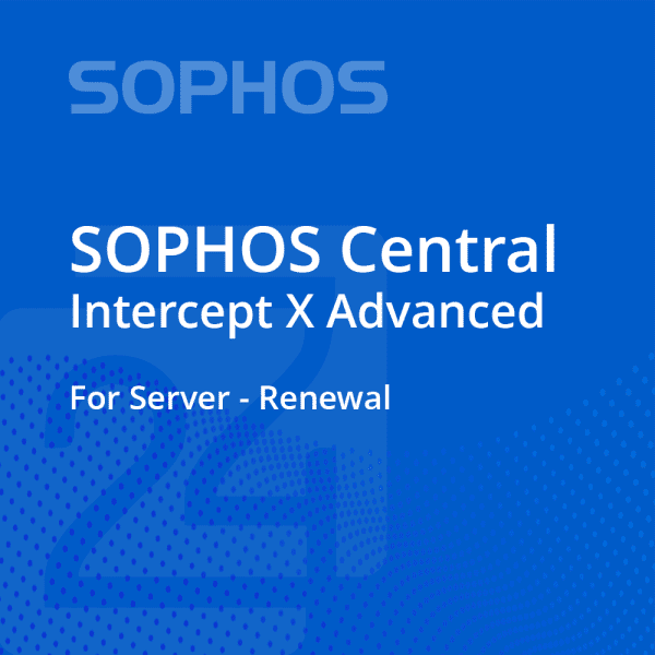 SOPHOS Central Intercept X Advanced for Server - Renewal