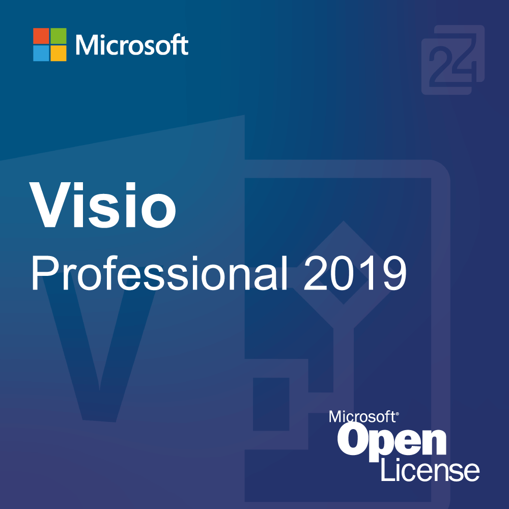 Microsoft Co Microsoft Visio 2019 Professional Open License, Multilanguage D87-07499