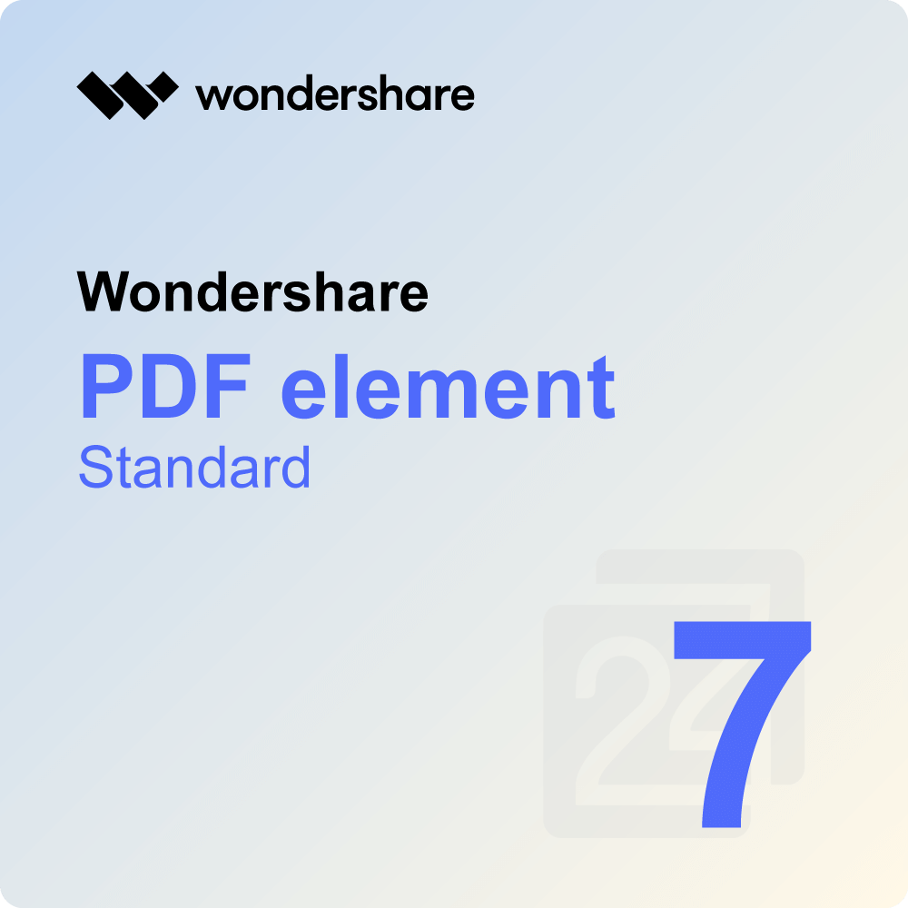 Wondershare pdf element 7 standard