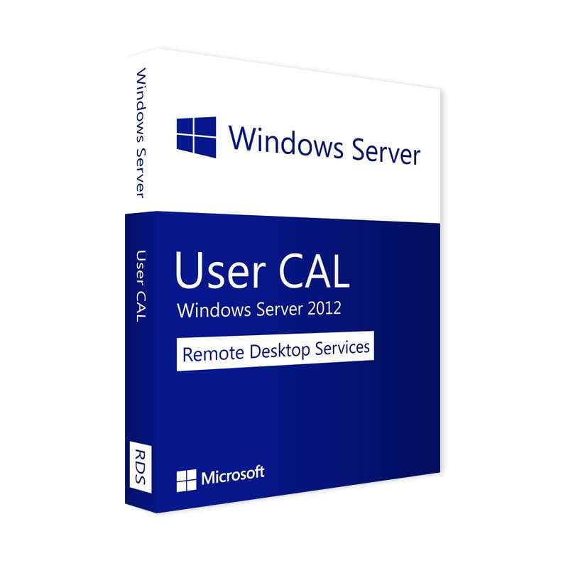 Microsoft Windows Remote Desktop Services 2012 User CAL, RDS CAL, Client Access License 1 CAL
