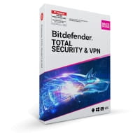 Bitdefender Total Security & Premium VPN 1 an 10 appareils