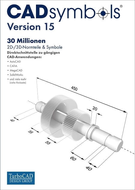 TurboCAD CADsymbols 15 TC-82592-LIC