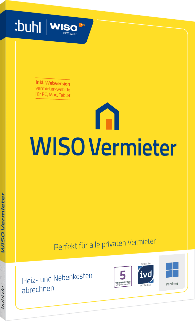 BUHL WISO Vermieter 2025, Steuerjahr 2024 DL42957-25