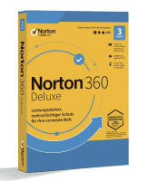 Norton 360 Deluxe, 25 GB Cloud-Backup, 3 Geräte 1 Jahr KEIN ABO