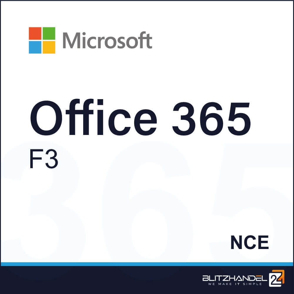 Microsoft Co Office 365 F3 (NCE) CFQ7TTC0LGZW:0001