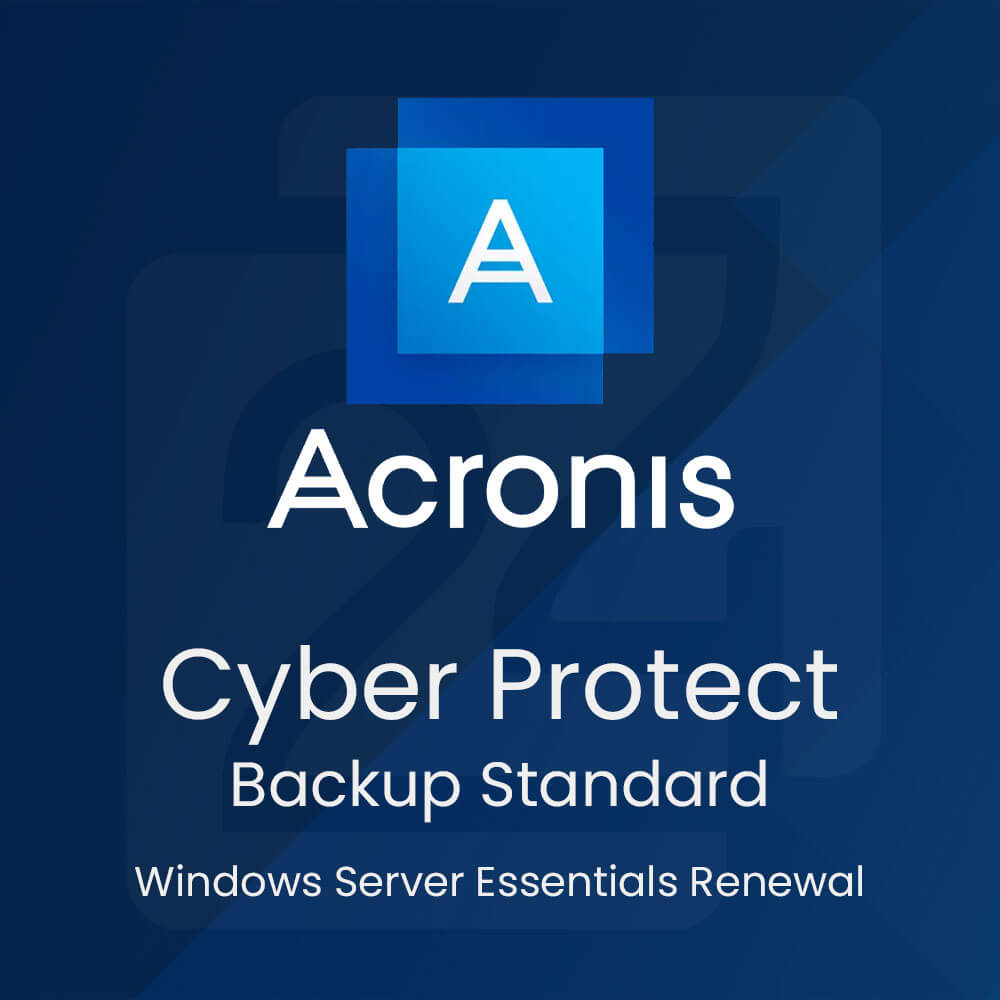 Acronis Cyber Protect - Backup Standard Windows Server Essentials ...
