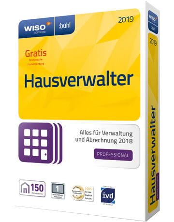 WISO Hausverwalter 2019 Professional | Blitzhandel24