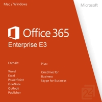 Microsoft Office 365 Enterprise E3 (1 Jahr)
