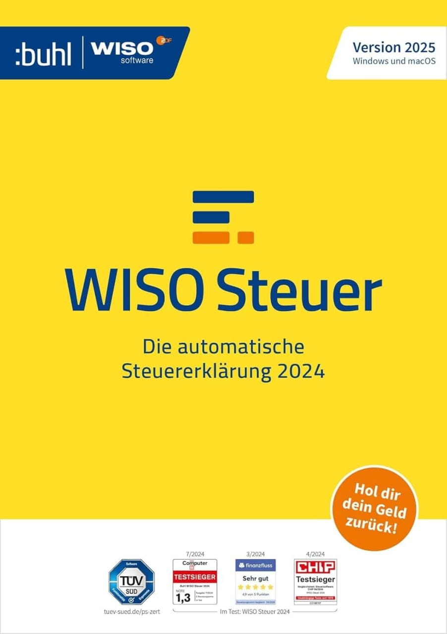 BUHL WISO Steuer 2025, Steuerjahr 2024 DL42960-25