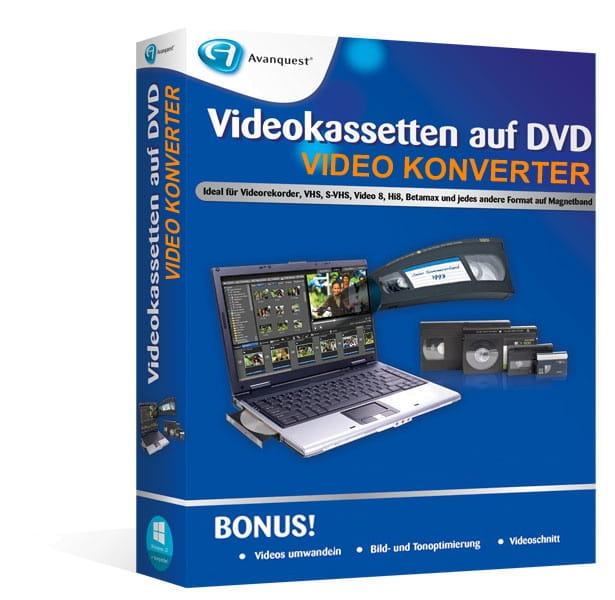 Blitzhandel24 Videokassetten auf DVD – Video Konverter Software 6878531998888