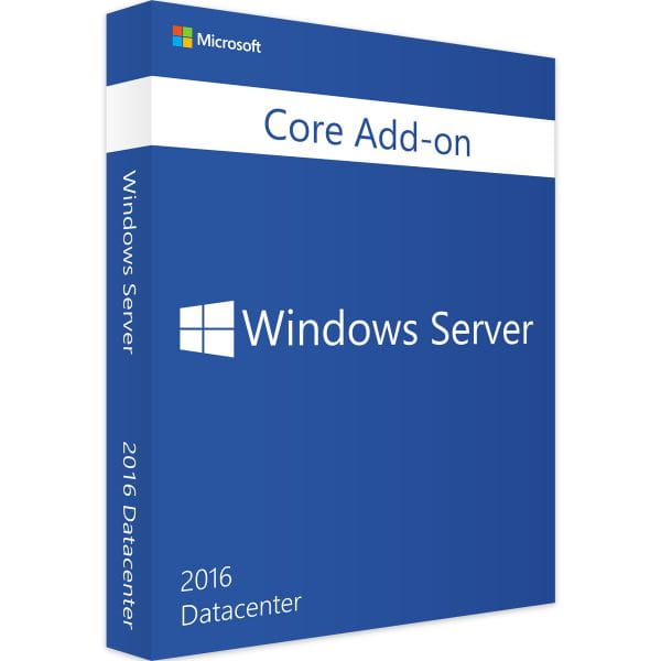 Windows Server 2016 Datacenter, Core AddOn extra licentie