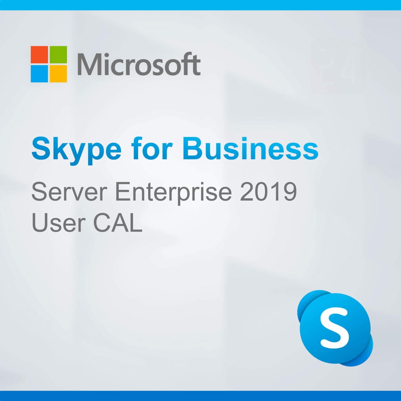 Microsoft Co Skype for Business Server Enterprise 2019 User CAL DG7GMGF0F4LP-0002