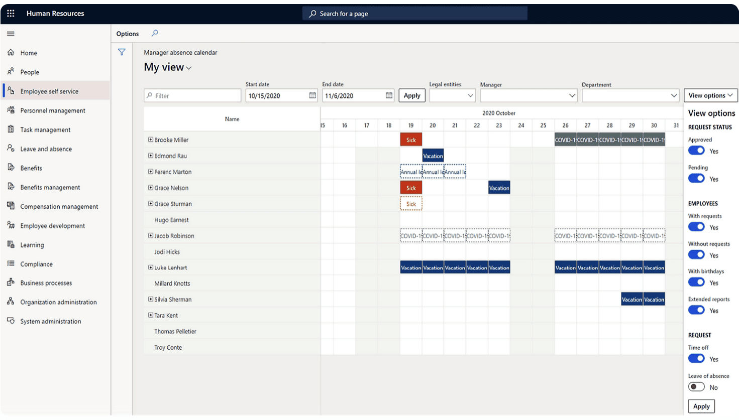 Microsoft Dynamics 365 Human Resources - NPO (NCE)