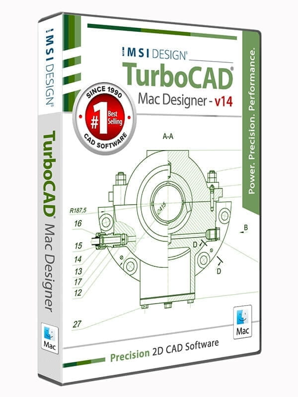 IMSI Design TurboCAD Mac v14 Designer 2D Upgrade Englisch 00TMDXX14