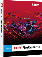 ABBYY FineReader 14 Corporate,1 Utente, WIN, versione completa, Download