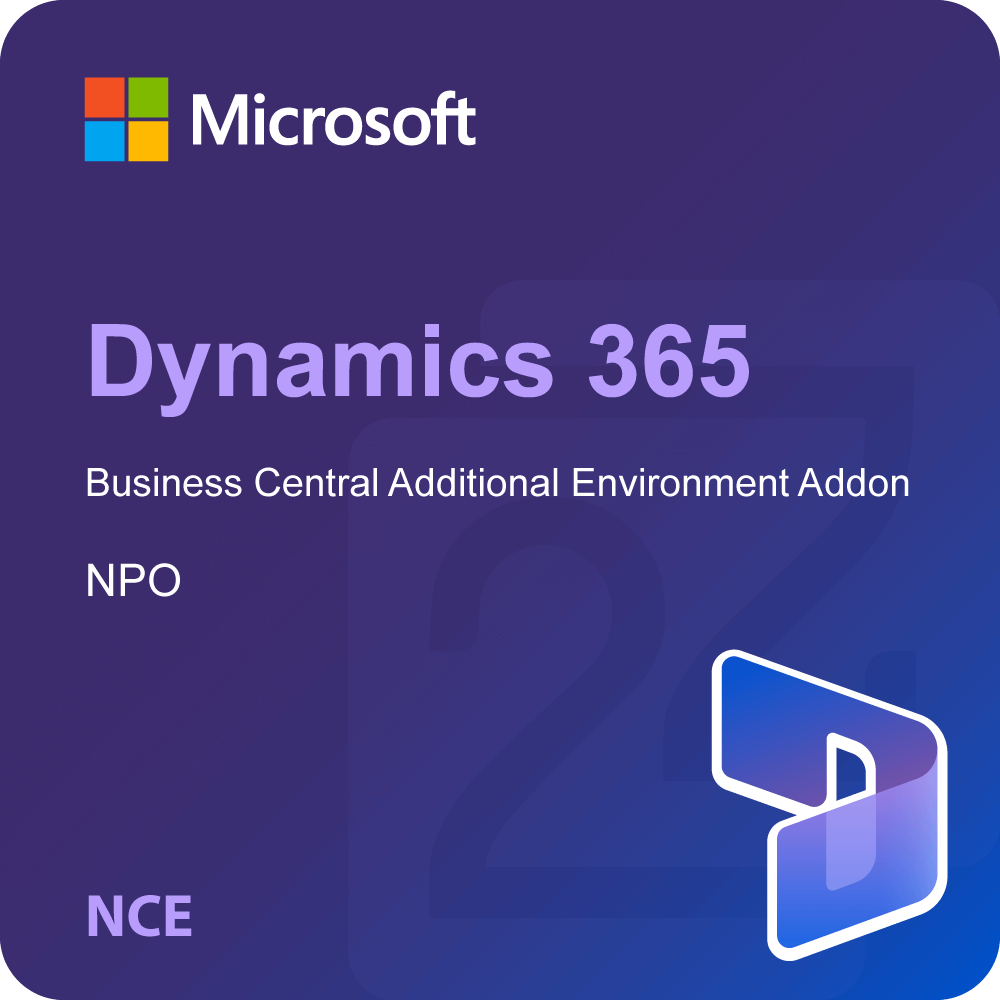Microsoft Dynamics 365 Business Central Additional Environment Addon ...