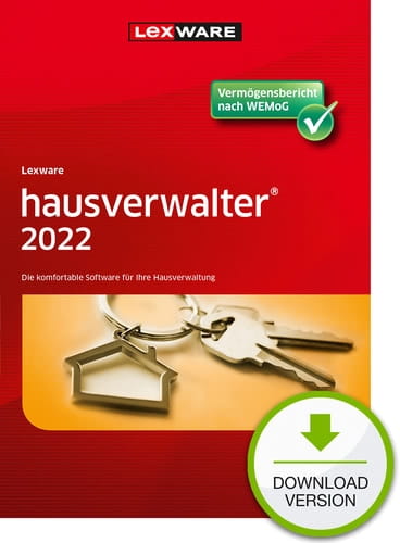 Lexware Hausverwalter 2022, 365 Tage Laufzeit, Download