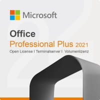 Microsoft Office 2021 Professional Plus Open License, Terminalserver, Volumenlizenz Microsoft Office 2021 Professional Plus Open License, Terminalserver, Volumenlizenz