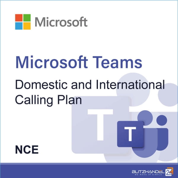 Microsoft Teams Domestic and International Calling Plan (NCE) 