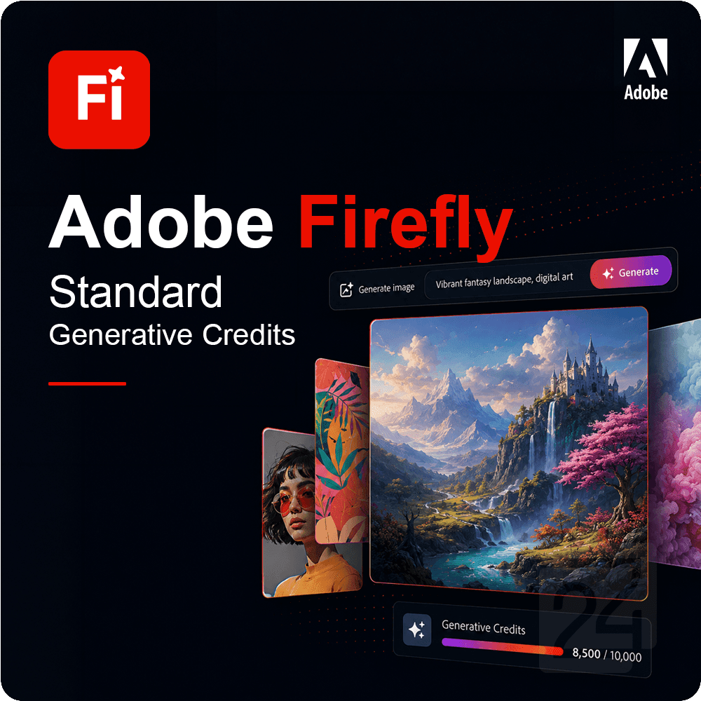 Adobe Firefly Standard Generative Credits | 100+ User(s) 50000 Monthly ...