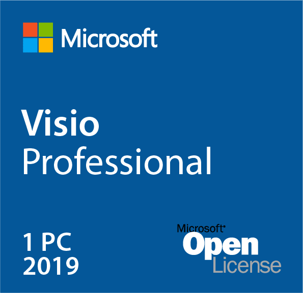 Microsoft Visio 2019 Professional Open License, Multilanguage