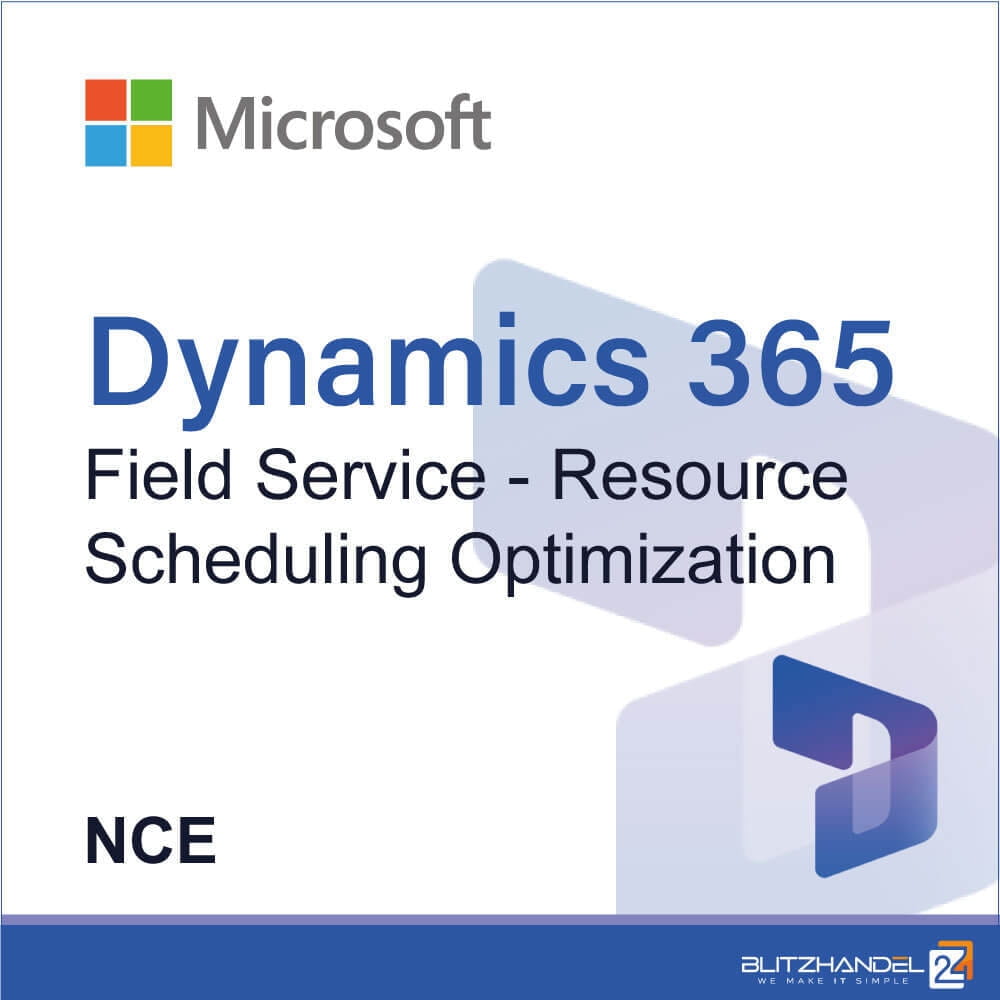 Microsoft Co Dynamics 365 Field Service - Resource Scheduling Optimization (NCE) AAA-35802