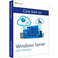 Microsoft Windows Server 2016 szabványos kiegészítő licenc Core AddOn