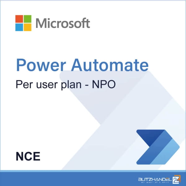 Microsoft Power Automate per user plan - NPO (NCE)