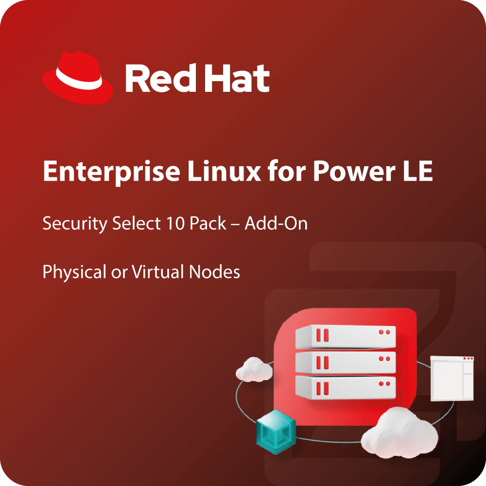 Red Hat Enterprise Linux for IBM Power, LE, Security Select 10 Pack ...