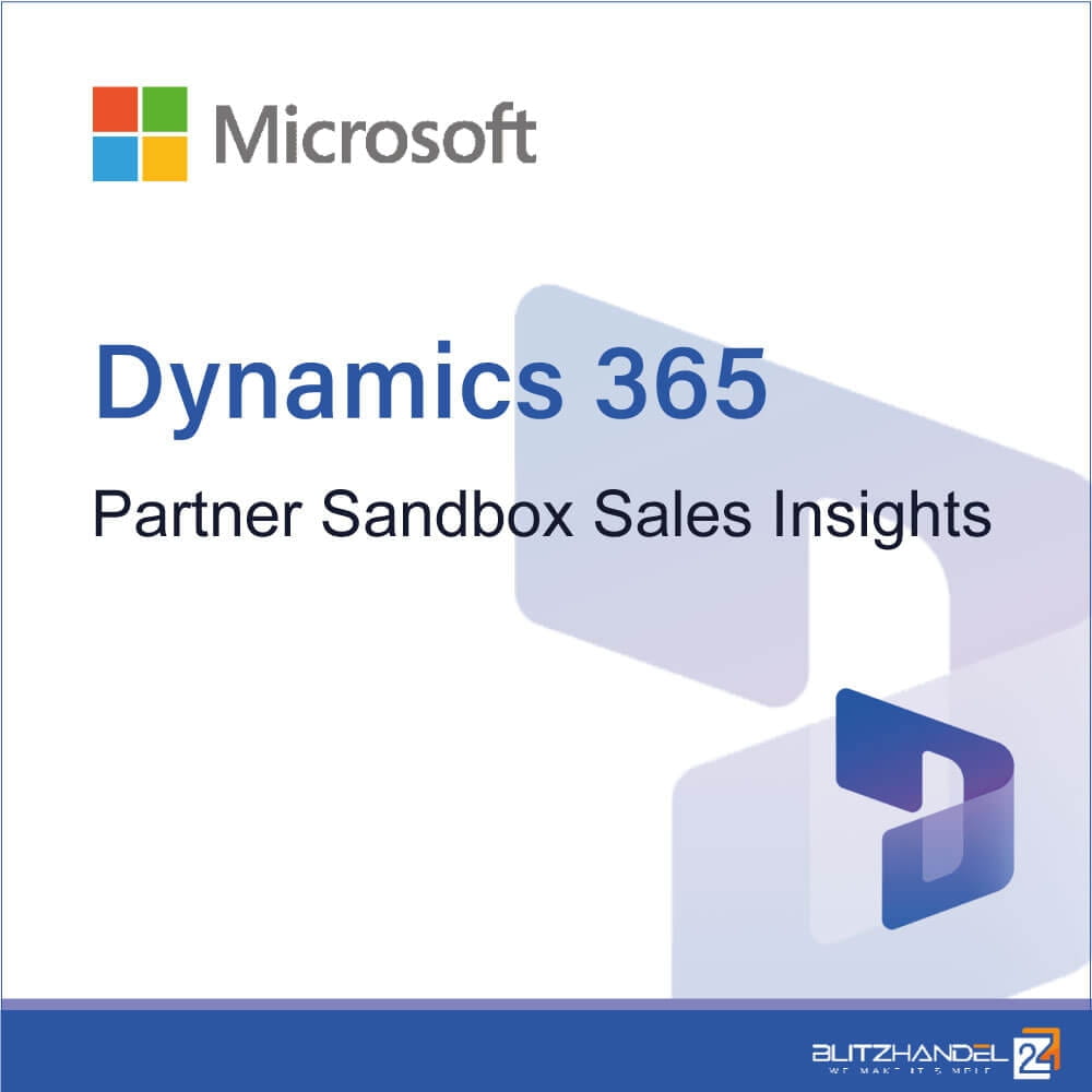 Microsoft Co Dynamics 365 Partner Sandbox Sales Insights