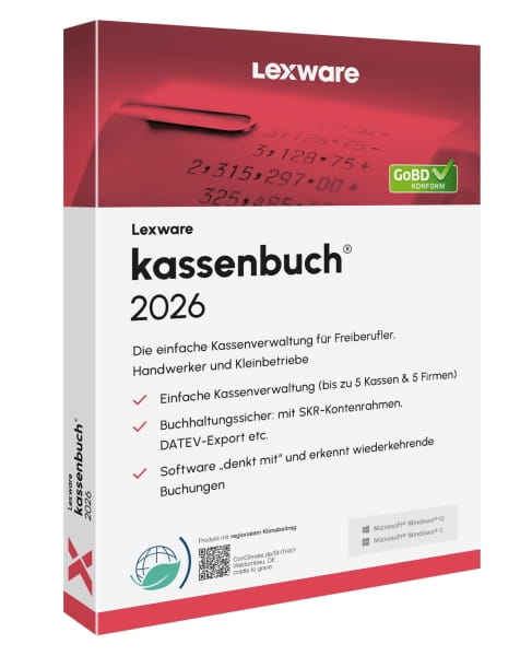 Lexware Kassenbuch 25.00 (2026) ABO