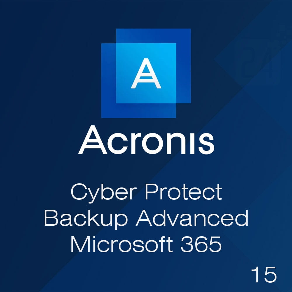Acronis Cyber Backup Advanced Microsoft 365 1 Year 5 Devices New purchase