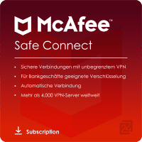 McAfee VPN Safe Connect