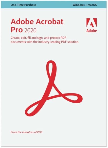 Adobe Acrobat Pro 2020 Win/ Mac ESD